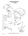 Diagram for 06 - Freezer Liner Parts