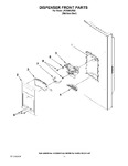 Diagram for 08 - Dispenser Front Parts