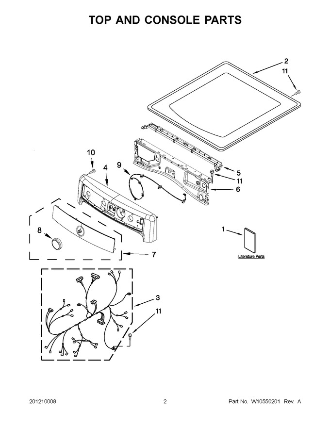 Diagram for MED8000AW0