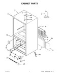 Diagram for 01 - Cabinet Parts