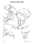 Diagram for 05 - Freezer Liner Parts