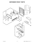 Diagram for 07 - Dispenser Front Parts