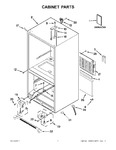 Diagram for 01 - Cabinet Parts