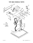 Diagram for 01 - Top And Console Parts