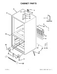 Diagram for 01 - Cabinet Parts