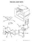 Diagram for 03 - Freezer Liner Parts