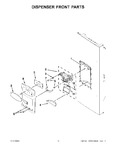 Diagram for 09 - Dispenser Front Parts