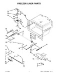 Diagram for 06 - Freezer Liner Parts