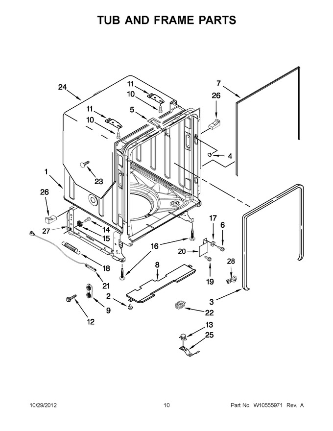 Diagram for JDB8500AWY1