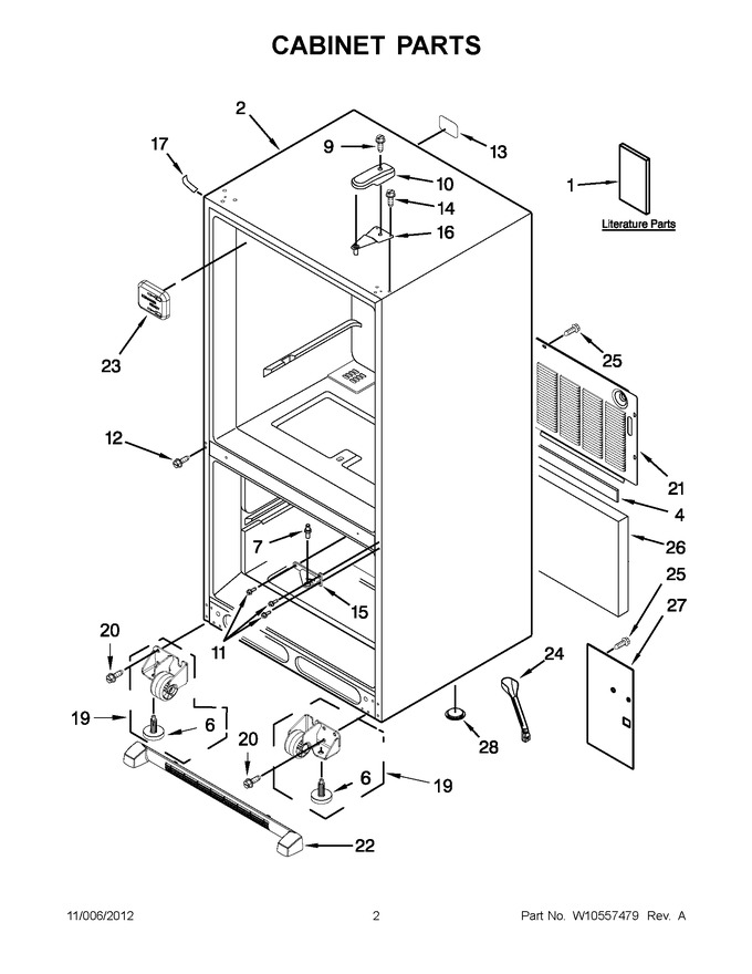 Diagram for ABB2224WES3