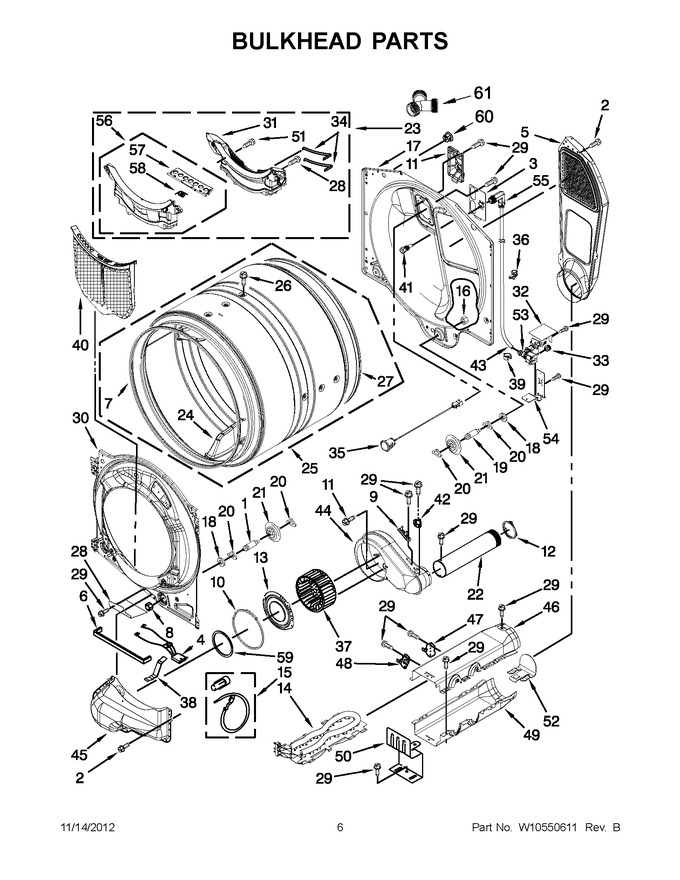 Diagram for YMED6000AW0