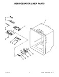 Diagram for 04 - Refrigerator Liner Parts