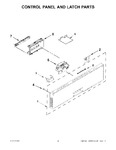 Diagram for 02 - Control Panel And Latch Parts