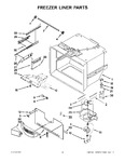 Diagram for 02 - Freezer Liner Parts