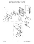 Diagram for 09 - Dispenser Front Parts