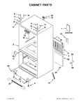 Diagram for 01 - Cabinet Parts