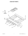 Diagram for 01 - Cooktop Parts