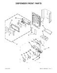 Diagram for 09 - Dispenser Front Parts