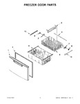 Diagram for 08 - Freezer Door Parts