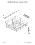 Diagram for 09 - Upper Rack And Track Parts