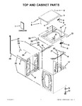 Diagram for 01 - Top And Cabinet Parts