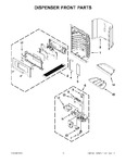 Diagram for 08 - Dispenser Front Parts