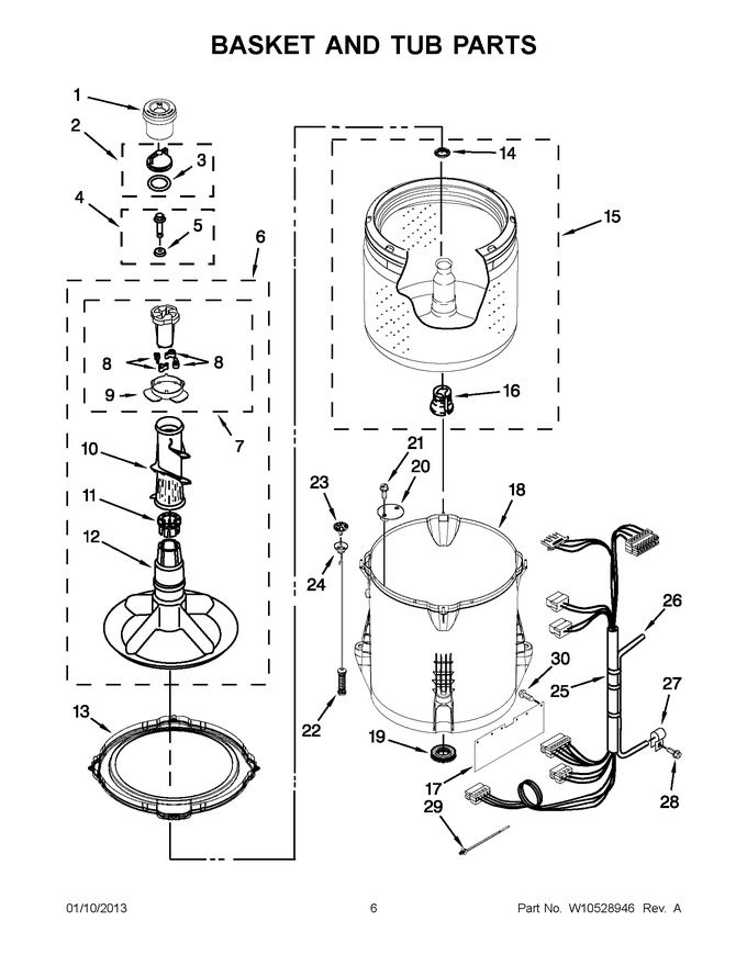 Diagram for MVWC200XW3