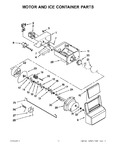 Diagram for 05 - Motor And Ice Container Parts