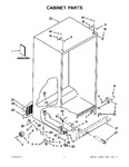 Diagram for 01 - Cabinet Parts