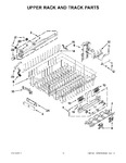 Diagram for 09 - Upper Rack And Track Parts