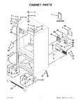 Diagram for 01 - Cabinet Parts