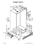 Diagram for 01 - Cabinet Parts