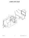 Diagram for 05 - Lower Oven Door