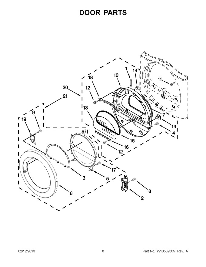 Diagram for YNED7300WW2