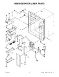 Diagram for 02 - Refrigerator Liner Parts