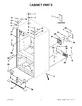 Diagram for 01 - Cabinet Parts