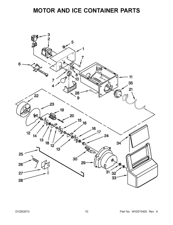 Diagram for ASD2575BRB00