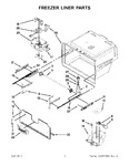 Diagram for 06 - Freezer Liner Parts