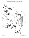 Diagram for 03 - Refrigerator Liner Parts