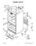 Diagram for 01 - Cabinet Parts