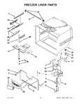 Diagram for 02 - Freezer Liner Parts