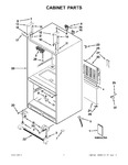 Diagram for 01 - Cabinet Parts