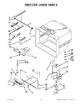 Diagram for 02 - Freezer Liner Parts