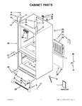 Diagram for 01 - Cabinet Parts