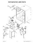 Diagram for 02 - Refrigerator Liner Parts