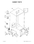 Diagram for 01 - Cabinet Parts