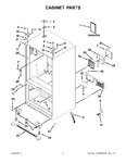 Diagram for 01 - Cabinet Parts