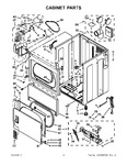 Diagram for 02 - Cabinet Parts