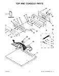 Diagram for 01 - Top And Console Parts