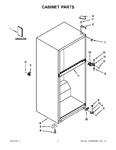 Diagram for 01 - Cabinet Parts